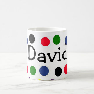 Taza De Café Personalized Doted Mug