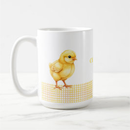 Taza De Café Personalized Farm Animal Mug – Cute Chick Design