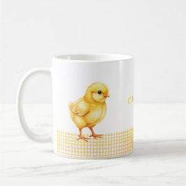 Taza De Café Personalized Farm Animal Mug – Cute Chick Design