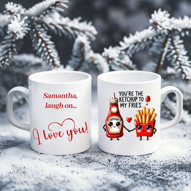 Taza De Café Personalized Food Quote Mug Cute Valentine Gift (Personalized Food Quote Mug Cute Valentine Gift)