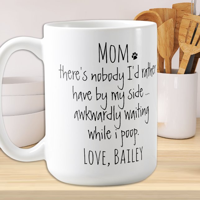 Taza De Café Personalized Funny Dog Mom (Subido por el creador)