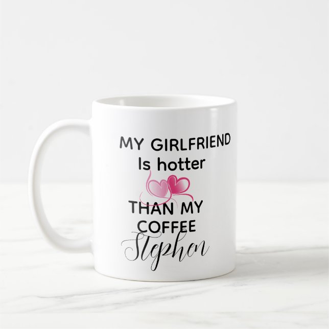 Taza De Café Personalized funny valentines day 2026 love quote  (Izquierda)