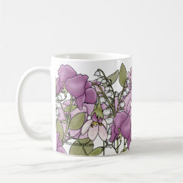 Taza De Café Personalized Gladiolus