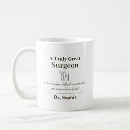 Taza De Café Personalized Great Surgeon Appreciation Gift