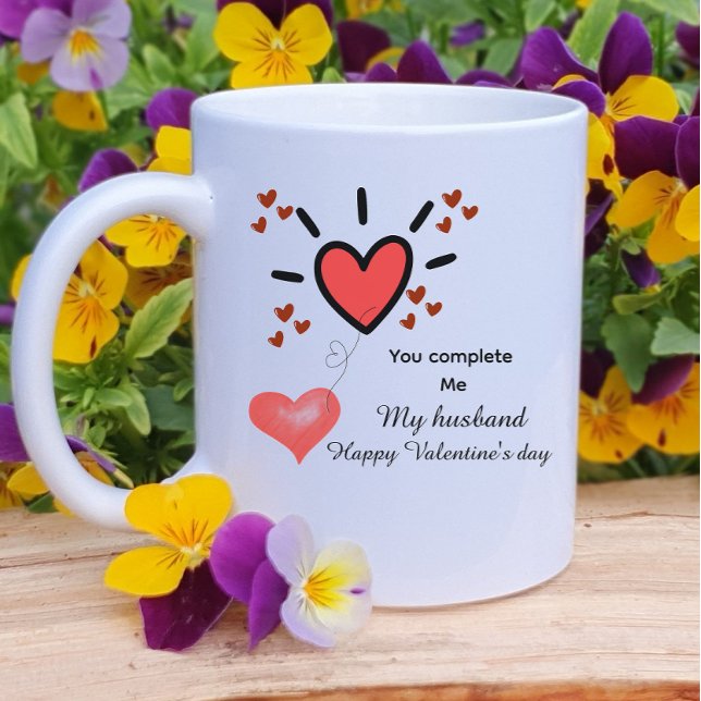 Taza De Café Personalized heart fill valentines day  (Subido por el creador)