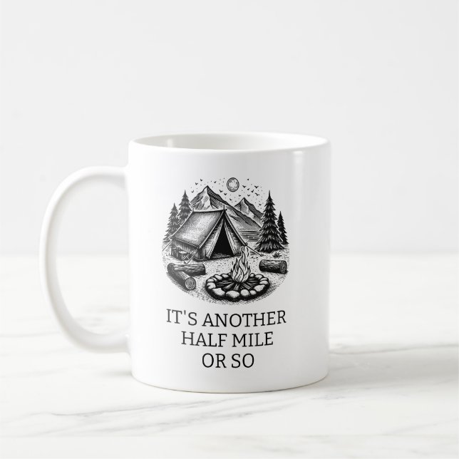 Taza De Café Personalized Hiker Mug, Trail Hiking Cup, nice hik (Izquierda)