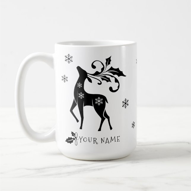 Taza De Café Personalized Holiday (Izquierda)