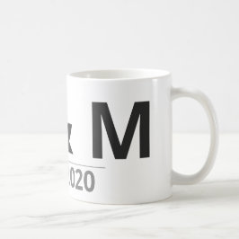 Taza De Café Personalized Initials Mug – Custom Letters & Year 