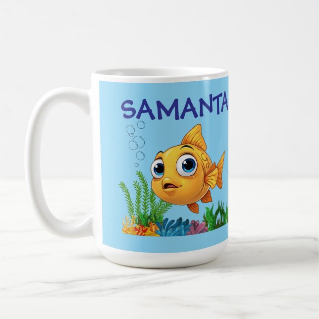 Taza De Café Personalized Little Fish Classic Mug (Izquierda)