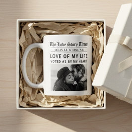 Taza De Café Personalized Love Story Photo | Love of My Life
