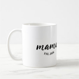 Taza De Café Personalized Mama Est Year Custom Gift For Mommy