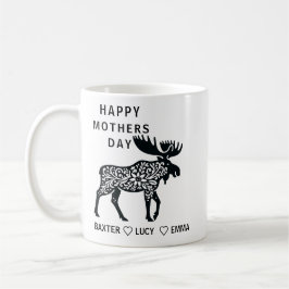 Taza De Café Personalized Mama Moose Mug | Mother’s Day