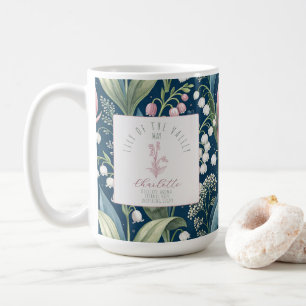 Taza De Café Personalized May Birth Flower