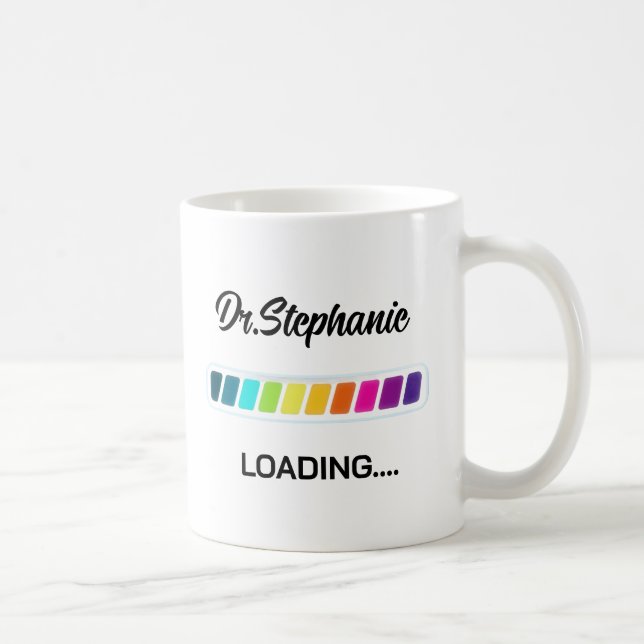 Taza De Café Personalized Medical Student | Cute Female Doctor (Derecha)