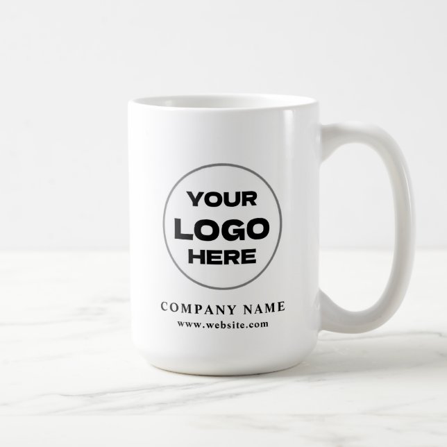 Taza De Café Personalized Modern Business Logo Promotional Swag (Derecha)