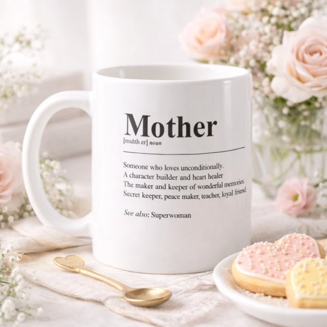 Taza De Café Personalized Mom Definition Photo Mug (Subido por el creador)