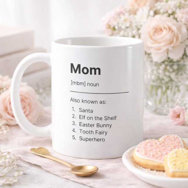 Taza De Café Personalized Mom Definition Photo Mug (Subido por el creador)