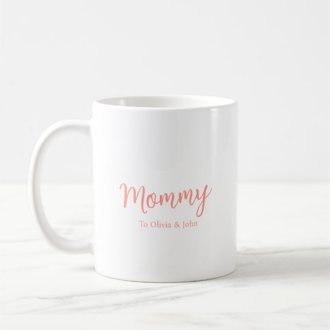 Taza De Café Personalized Mommy  (Izquierda)