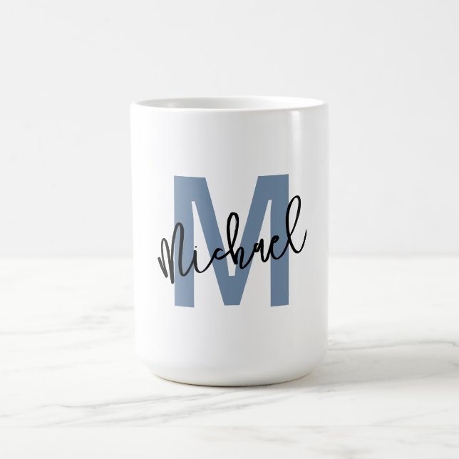 Taza De Café Personalized Monogram "M" with Name Michael –  (Centro)