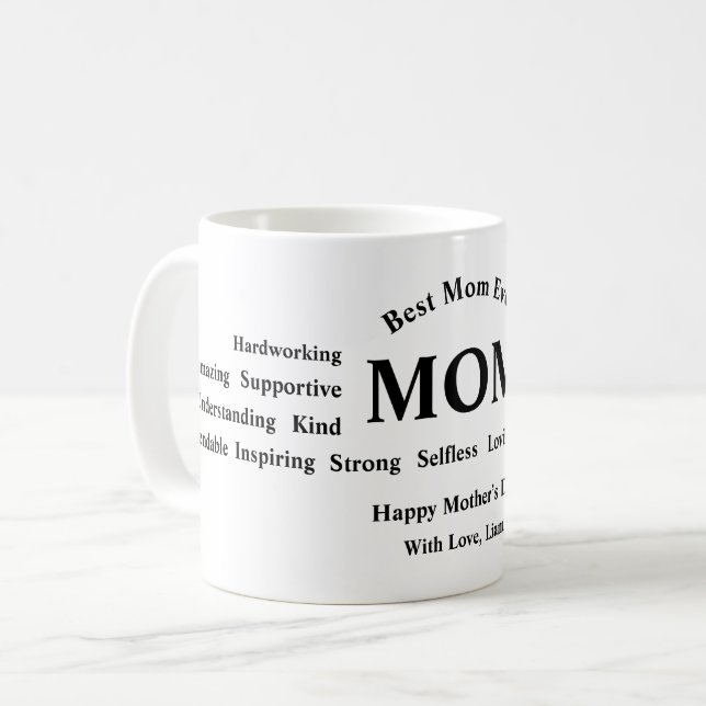 Taza De Café Personalized Mother’s Day Mug (Anverso izquierdo)