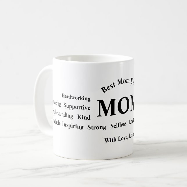 Taza De Café Personalized Mother’s Day Mug (Anverso izquierdo)