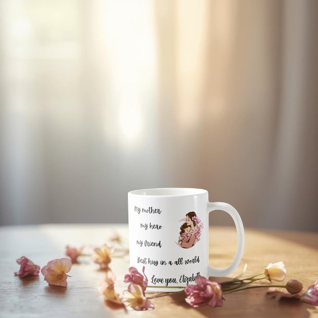 Taza De Café Personalized Mother's Day Mom's Hug Mug (Subido por el creador)