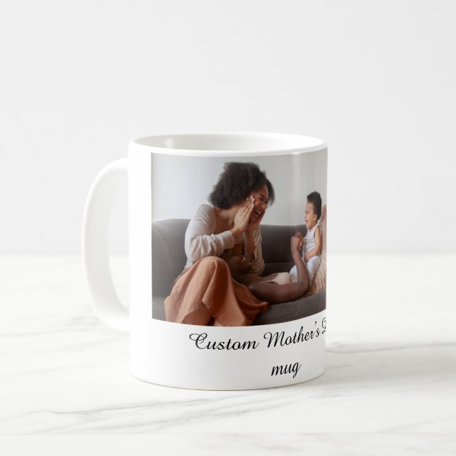 Taza De Café Personalized Mother's Day Mug – Custom Gift mom (Anverso izquierdo)