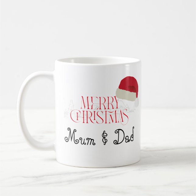 Taza De Café Personalized Mum & Dad Photo Mug - Christmas Gift (Izquierda)