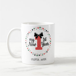 Taza De Café Personalized My First New Year Mug – Custom Name