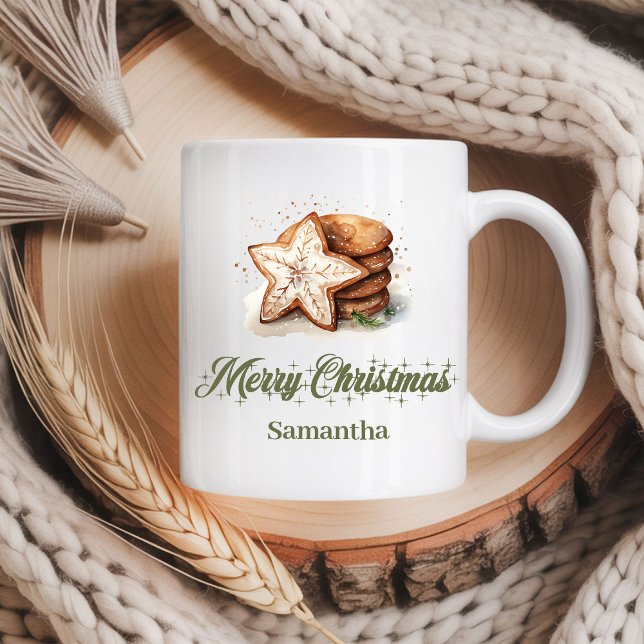 Taza De Café Personalized Nordic Holiday Coffee Mug Gift (Personalized Nordic Holiday Coffee Mug Gift)