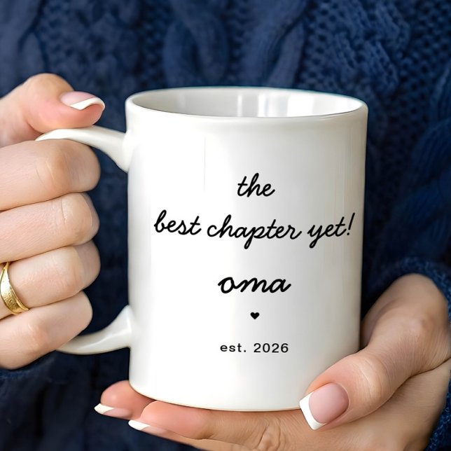 Taza De Café Personalized Oma Mug Best Chapter Yet (Subido por el creador)