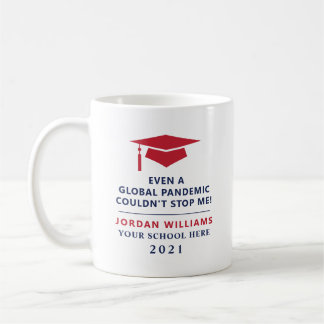 Taza De Café Personalized Pandemic - Graduate Class of 2021 Mug
