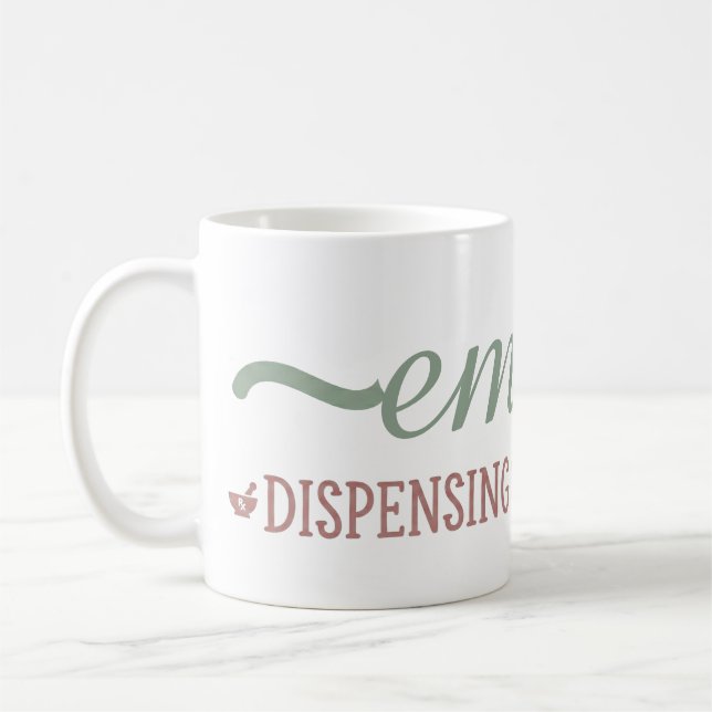 Taza De Café Personalized Pharmacist Quote Mug (Izquierda)