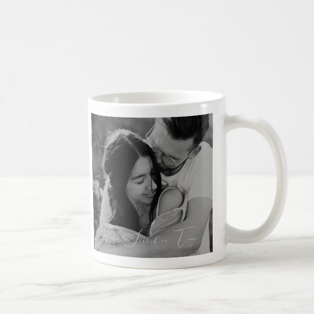 Taza De Café Personalized Photo and Text Mug  (Derecha)