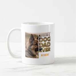 Taza De Café Personalized Photo Best dog dad ever