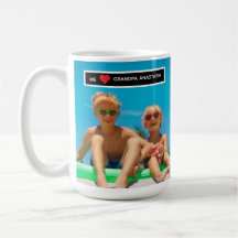 Personalized photo gift for Grandpa from children