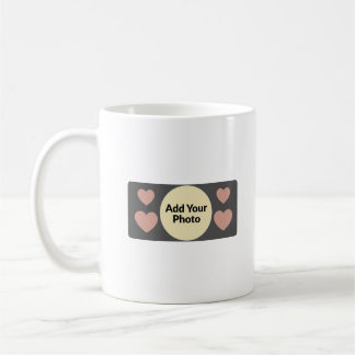 Taza De Café Personalized Photo Heart Mug  Custom Love Gift