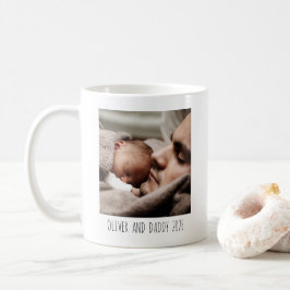 Taza De Café Personalized Photo Mug for Dad – “Best Daddy Ever”