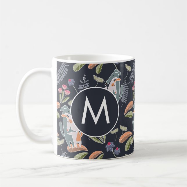 Taza De Café Personalized Podenco and Galgo Cartoon  (Izquierda)
