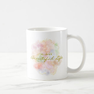 Taza De Café Personalized Positive Quote Resin Art Typography