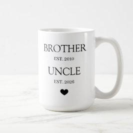 Taza De Café Personalized Promoted to Uncle 