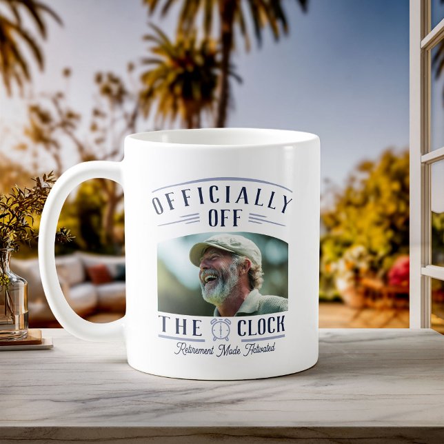 Taza De Café Personalized Retiree Party Favor Retirement Photo  (Subido por el creador)