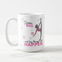 Taza De Café Personalized Rhythmic Gymnast Dream Big Coffee Mug