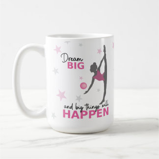 Taza De Café Personalized Rhythmic Gymnast Dream Big Coffee Mug
