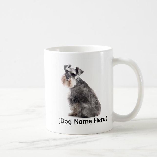 Taza De Café Personalized Schnauzer “I Own You” (Derecha)