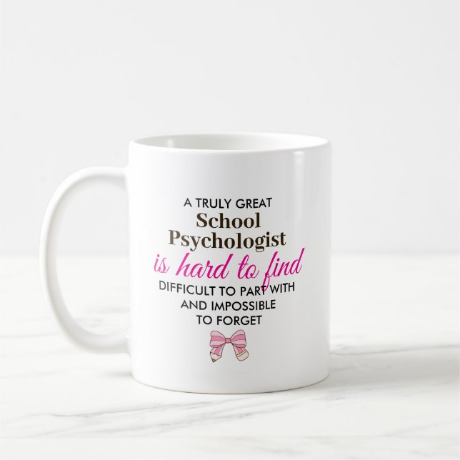 Taza De Café Personalized School Psychologist Appreciation Gift (Izquierda)