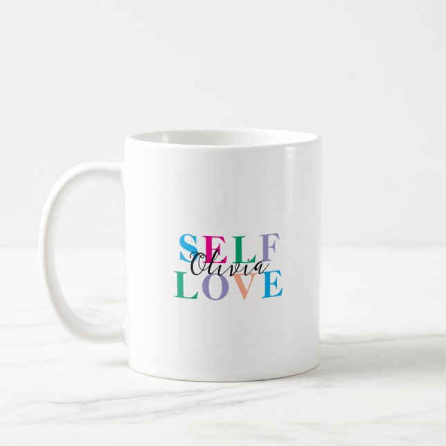 Taza De Café Personalized Self love  (Izquierda)