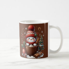 Taza De Café Personalized Snowman Mug - Custom Name Gift