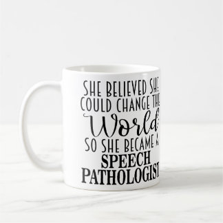 Taza De Café Personalized Speech Pathologist Gift Mug