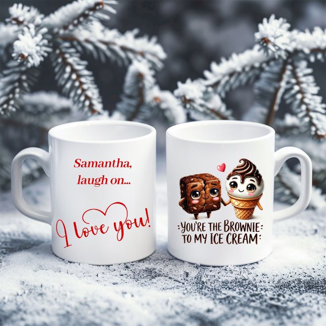 Taza De Café Personalized Valentine Mug Cute Food Love You Gift (Personalized Valentine Mug Cute Food I Love You Gift)
